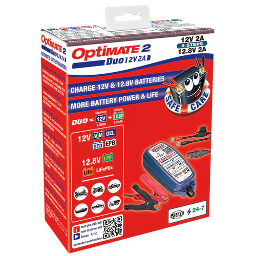 Optimate Duo 2A Switchable Battery Charger