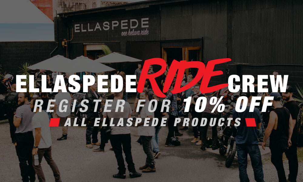 Join our Ride Crew for 10% OFF Ellaspede gear! main image